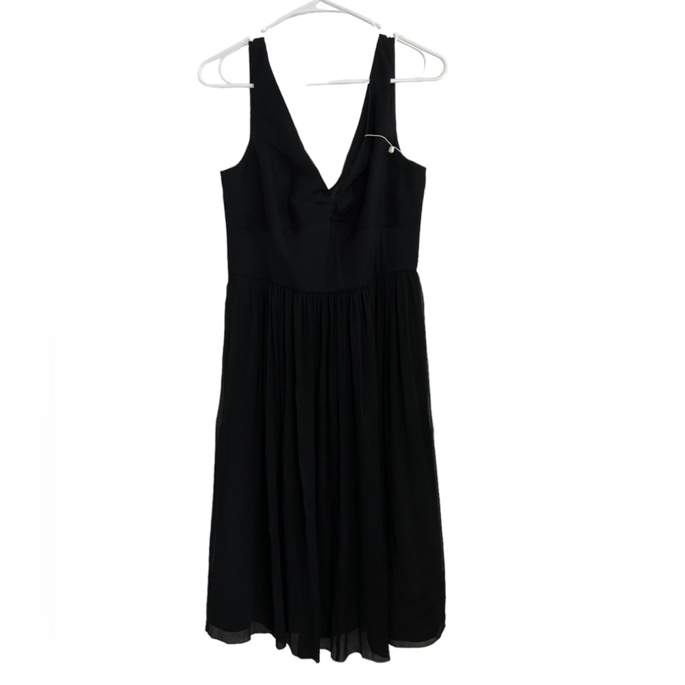 J. Crew Black silk sleeveless dress womens size 10 NWT.‎